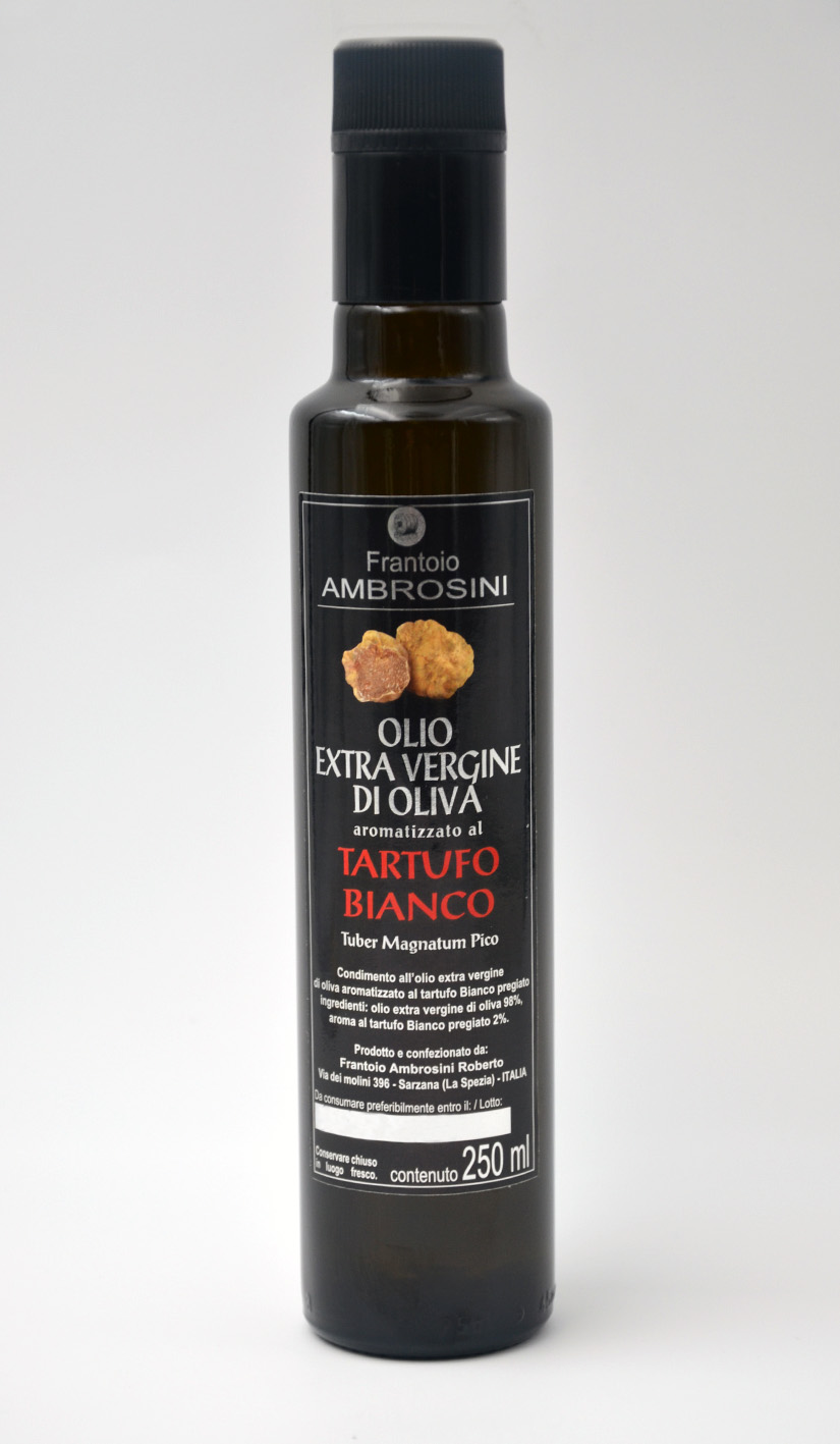 Frantoio & Molino Ambrosini - Olio Extra Vergine di Oliva al Tartufo 250 ml Frantoio & Molino Ambrosini - Olio Extra Vergine di Oliva al Tartufo 250 ml