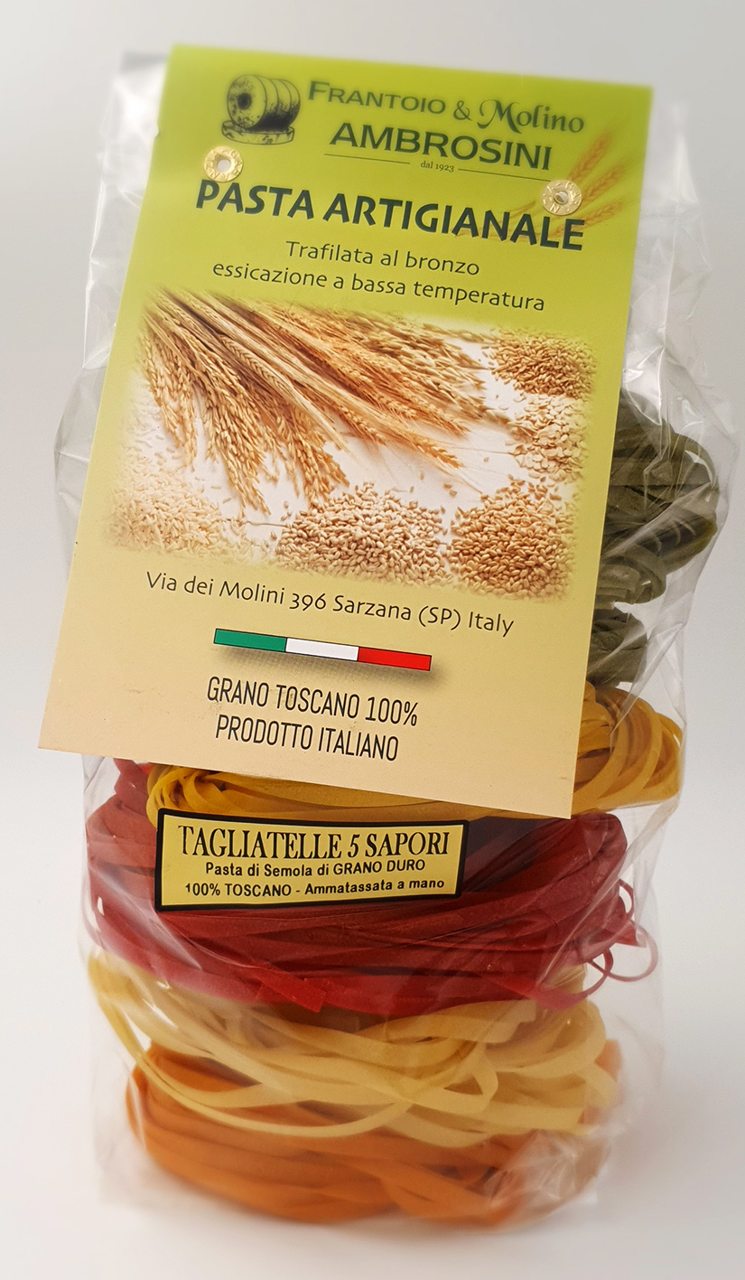 Frantoio & Molino Ambrosini - Tagliatelle ai 5 Sapori Frantoio & Molino Ambrosini - Tagliatelle ai 5 Sapori