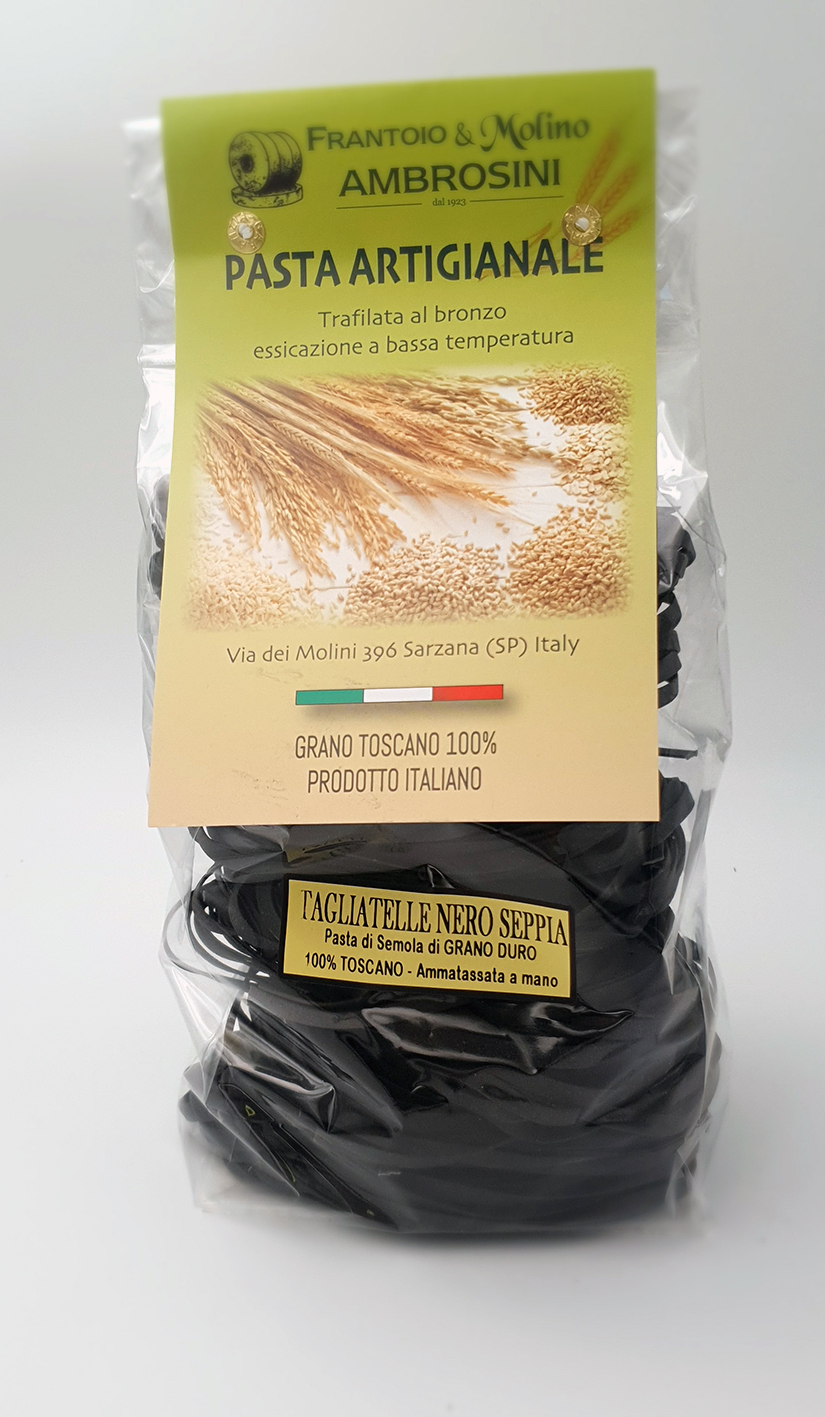 Frantoio & Molino Ambrosini - Tagliatelle al nero di seppia Frantoio & Molino Ambrosini - Tagliatelle al nero di seppia