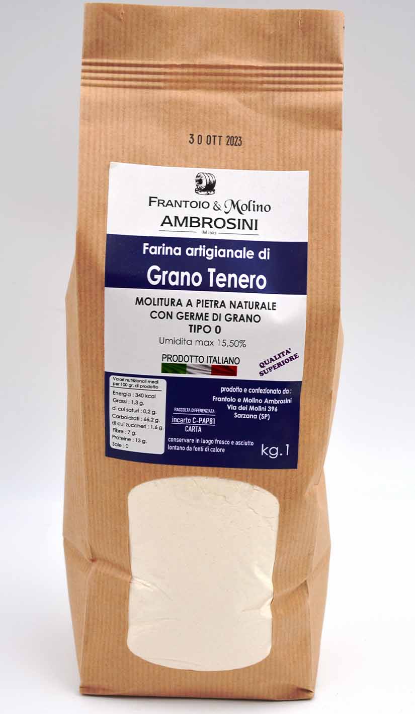 Frantoio Ambrosini Farina di grano tenero tipo 0 Frantoio Ambrosini Farina di grano tenero tipo 0