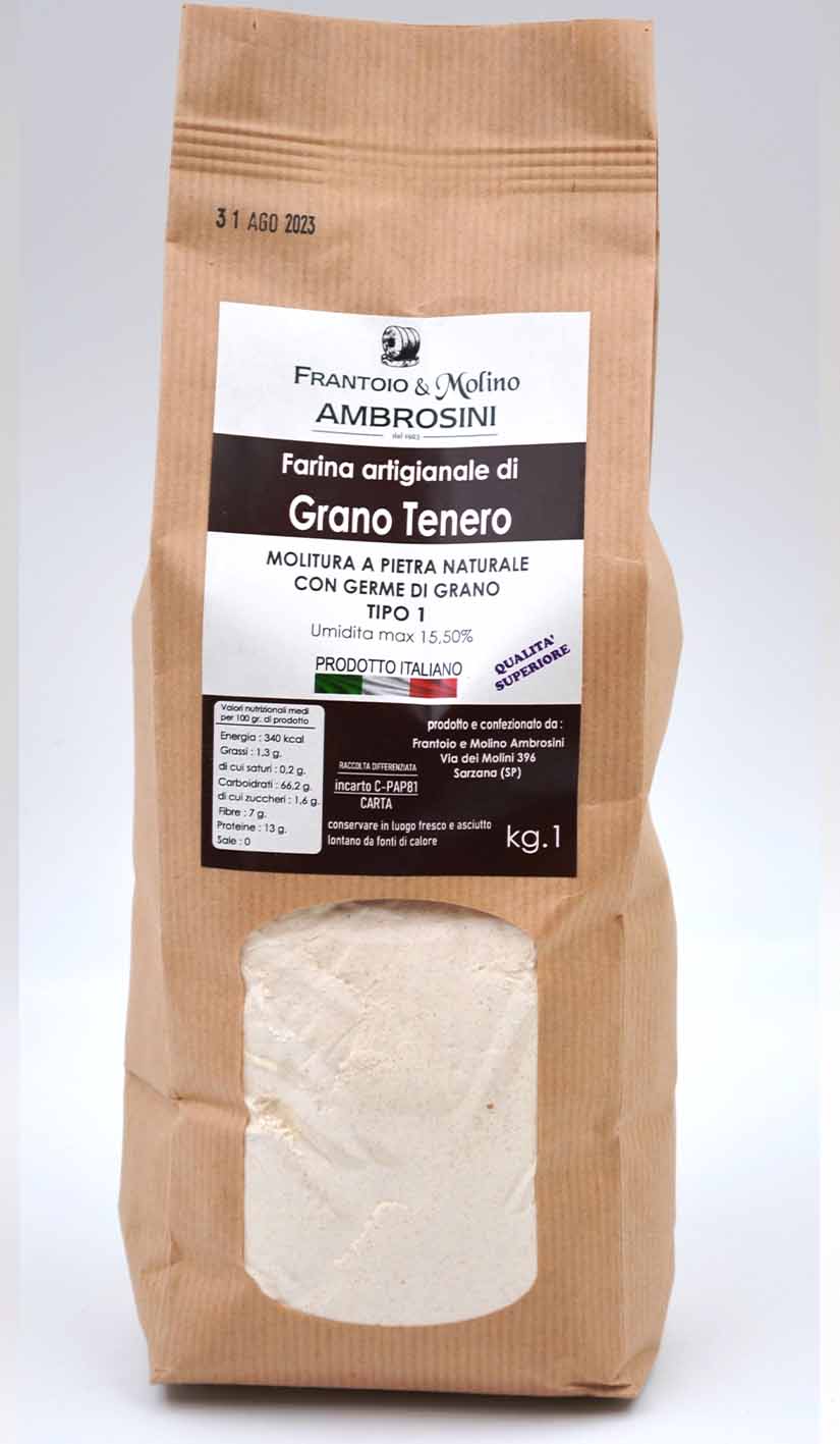 Frantoio Ambrosini Farina di grano tenero tipo 1 Frantoio Ambrosini Farina di grano tenero tipo 1